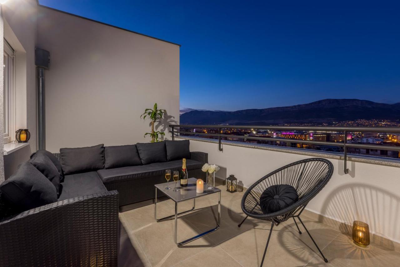 Luxury Rooftop Apartment Zalato Split Exteriör bild
