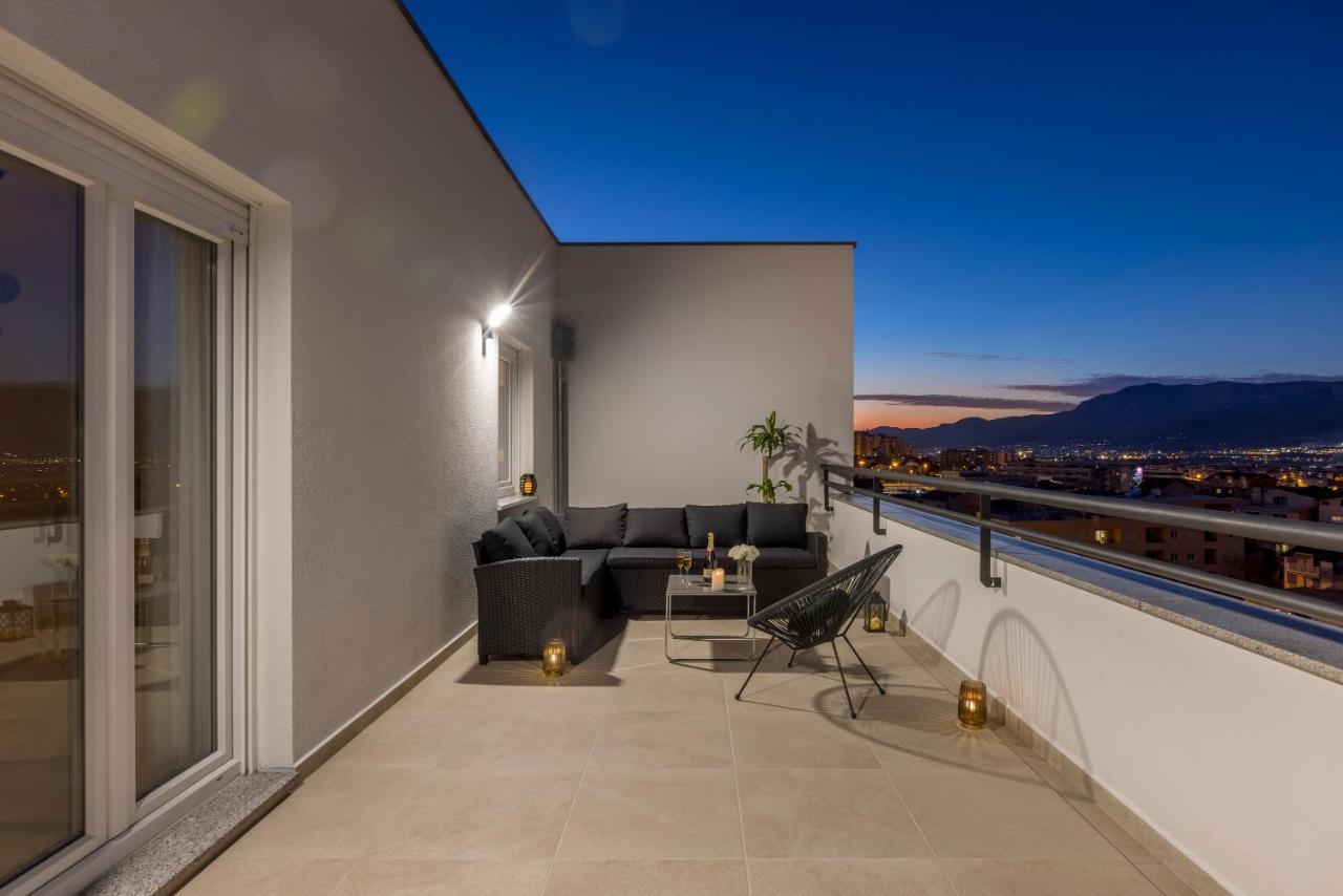 Luxury Rooftop Apartment Zalato Split Exteriör bild